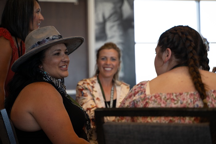 Participants enjoy the camaraderie at the 1870 Exclusive