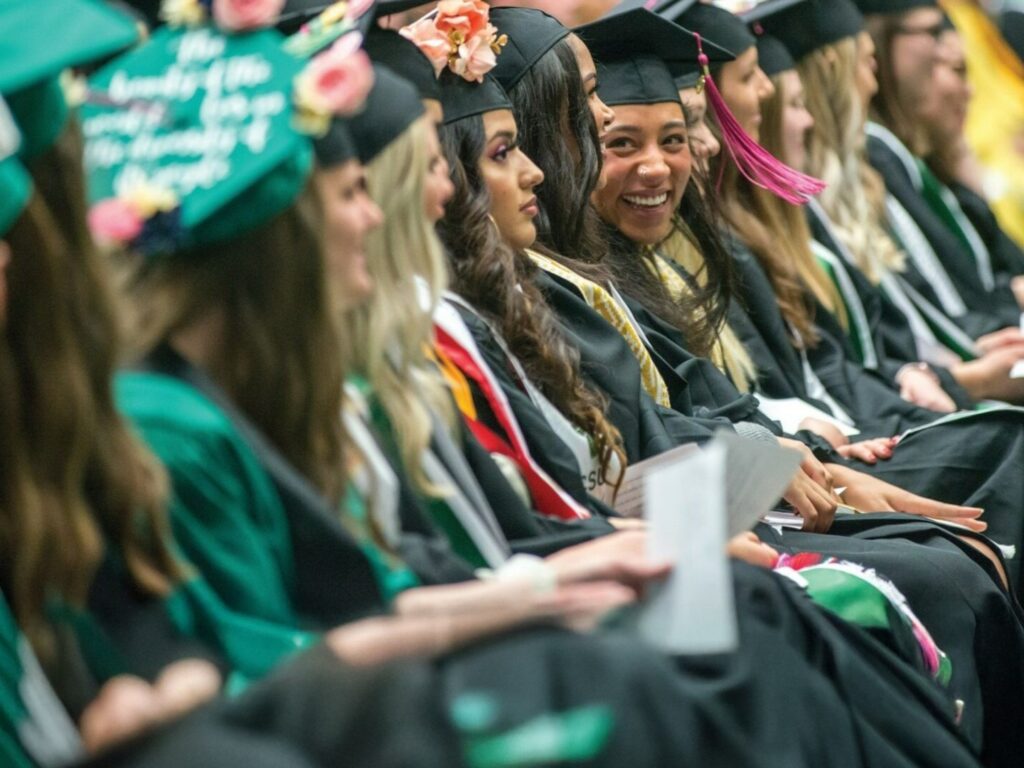 Student at Commencement